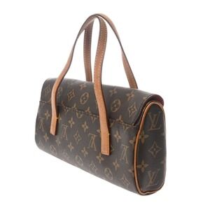 Louis Vuitton Sonatine Brown Monogram Canvas Handbag